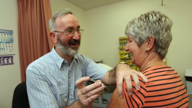 Immunisation against the flu is free for pregnant women and those aged 65 and over.