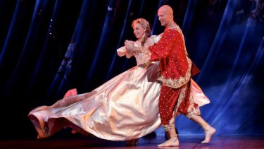 Orientalism criticised: Lisa McCune as Anna and Teddy Tahu Rhodes as the king in The King and I.