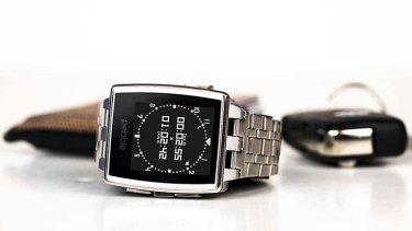 A hit: The Pebble smart watch.