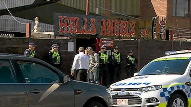 hells angels fortified nomads clubhouse legal battle face fence notice install police thomastown club
