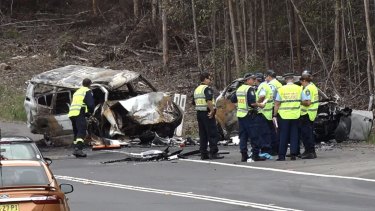The crash south of Sussex Inlet left three people dead and sisters Jessica and Annabelle Falkholt fighting for their lives.