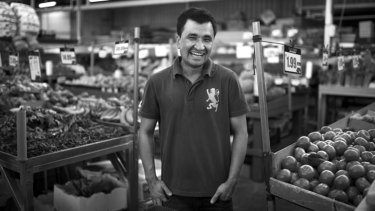 Abdul Ghani, who runs a fruit and vegetable shop at the Dandenong Market.