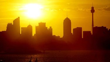 Hot in the city: Sydney is likely to swelter on Thursday with temperatures predicted to reach 40 degrees.