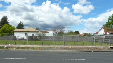 age newws adam carey story....10/1/2017 vacant land as it is at one of the sites on Ballarat Road and an artist?s impression of the site once the dwelling has been installed on the land.