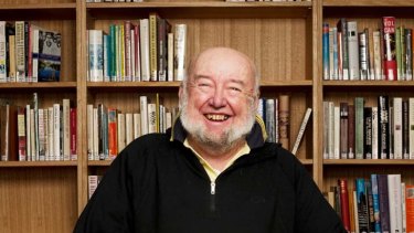 Well-read ... Tom Keneally surrounds himself with books.