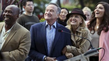 Meet the parent: Robin Williams and Sarah Michelle Gellar have family and business connections in <i>The Crazy Ones</i>.