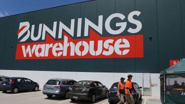 Bunnings recorded same-store growth of 9.4 per cent.  