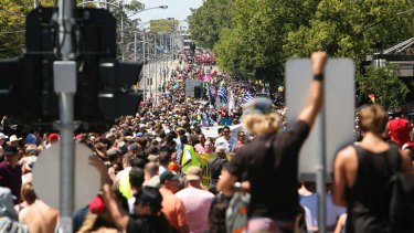 The Pride March will be held in St Kilda today.