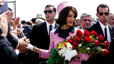 Katie Holmes faced a ''big challenge'' when it came to portraying Jackie Kennedy.