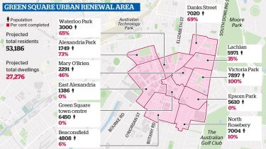 Green Square Sydney Map Transport Demands Growing At Green Square, The Densest Site In Australia