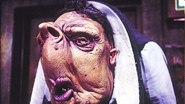 A Vogon in a scene from the film adaptation of  <i>The Hitchhiker's Guide to the Galaxy</i>