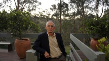 Dick Davies at his Warrandyte home.
