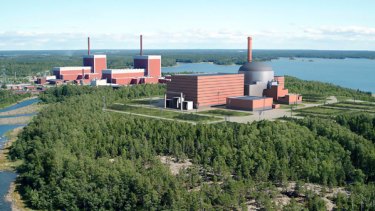 Finland's nuclear power plant at Olkiluoto has had a cost blowout of 50 per cent.