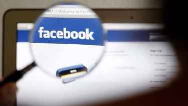 Under scrutiny ... large companies and their use of Facebook.