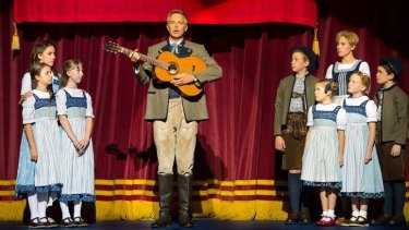 Cameron Daddo as Captain von Trapp and Amy Lehpamer as Maria in <i>The Sound of Music</i>.