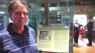 Author Ian Hadwen at the Commissariat Store with it's extensive museum of the history of Brisbane.
