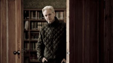 Setting knowledge free ... Julian Assange, the only self-identified employee of the Wikileaks website.