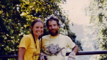 Mackay-Sim with wife Lisa Peine in North Queensland in 1983.