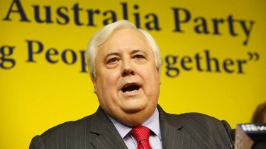 Clive Palmer's party has lodged its registration paperwork under the new name Palmer United Party.