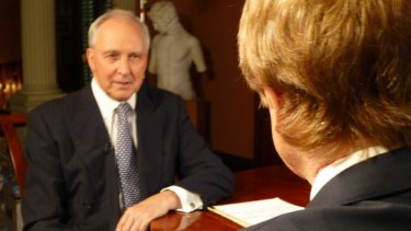 Former prime minister Paul Keating faces veteran interviewer Kerry O'Brien.