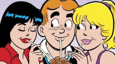 Archie Andrews has always been at the centre of this love triangle with Betty (right) and Veronica.