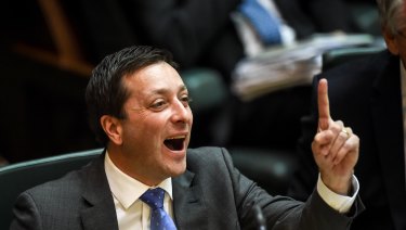 Opposition Leader Matthew Guy has the edge over Daniel Andrews on some of the key election issues. 