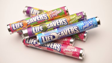 About 20 million packs of Life Savers are sold every year, according to Darrell Lea.