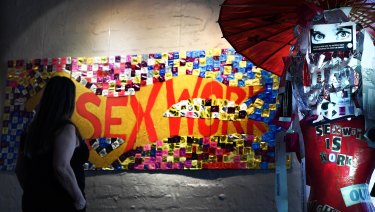 Gasworks in Albert Park is exhibiting artworks by sex workers to highlight International Sex Worker Rights Day. 