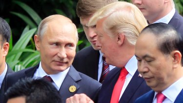 Russian President Vladimir Putin and US President Donald Trump are due to meet for talks in three days. 