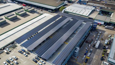 This is the second major solar installation for Sydney Markets, following the construction of a parking structure with solar panels.