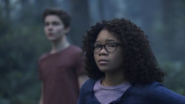 Blockbuster: Storm Reid stars at Meg Murry in A Wrinkle in Time.