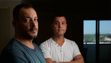 Brothers (from left) Simon and Rafid Joseph in 2015, who have long sought any information about their missing brother, Raphael.