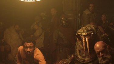 Donald Glover is Lando Calrissian in SOLO: A STAR WARS STORY. 