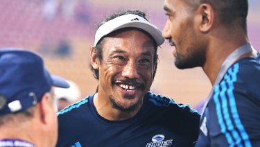 Stand by your man: The Auckland-based Blues are sticking with Tana Umaga despite their struggles. 