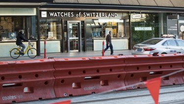 Watches of Switzerland is suing the NSW government for $4 million for losses it claims to have suffered from construction of the CBD light rail.