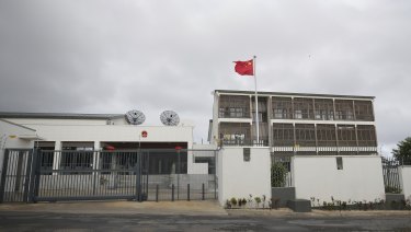 The sprawling Chinese embassy in Vanuatu. 