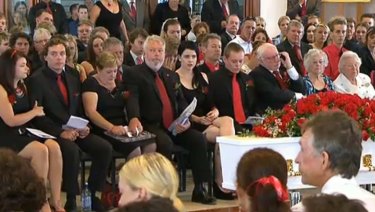 Daniel Morcombe's family farewell the teenager at his funeral on the Sunshine Coast.