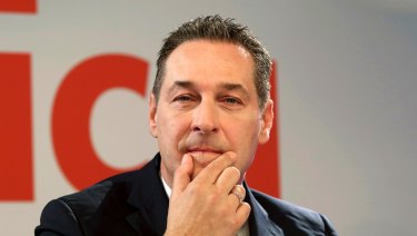 "Just the beginning":  Austria's Vice-Chancellor Heinz-Christian Strache. 