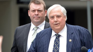 Clive Palmer said he was the victim of a political witch hunt.