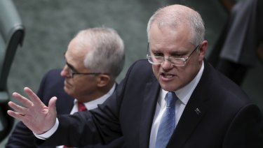 Prime Minister Malcolm Turnbull and Treasurer Scott Morrison.