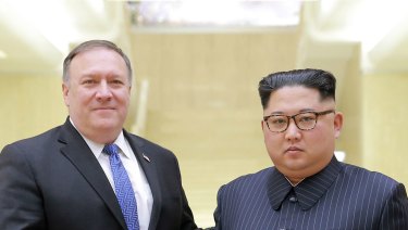 US Secretary of State Mike Pompeo met with North Korean leader Kim Jong-un on May 10.