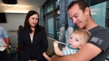  Premier Palaszczuk announced she would inject $154 million in funding to put downward pressure on waiting times for hospital specialist appointments.