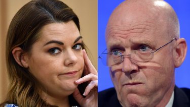 Sarah Hanson-Young and David Leyonhjelm are on the precipice of a defamation lawsuit.