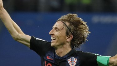 Croatia's Luka Modric .