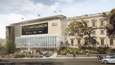 An artist's impression of the Australian Museum extension.