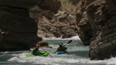 The first kayaking tour of Afghanistan recently took place.