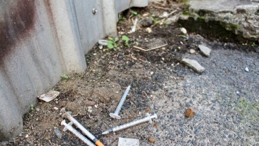Some Richmond laneways are still littered with drug paraphernalia.