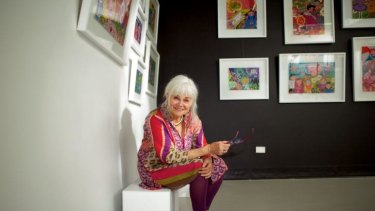 Spiritual journey: Patsy Worledge with some of the artwork in her upcoming exhibition.