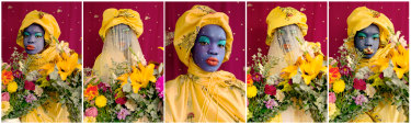 Atong Atem’s A yellow dress, a bouquet 2022. 