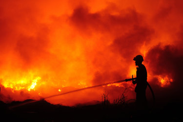 Bushfires have a material impact
